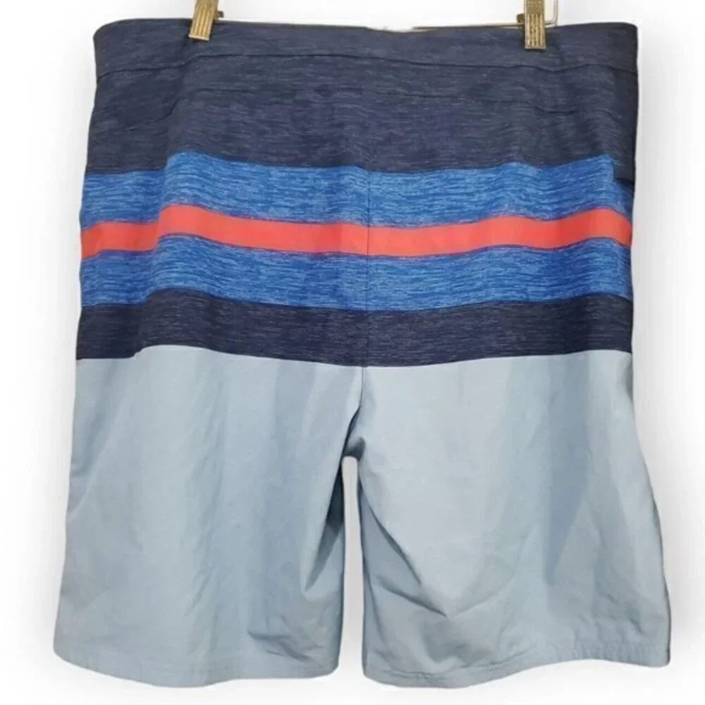 Men's Vinyard Vines Performance Board Shorts 36x9 Blue 90% Polyester 10% Spandex